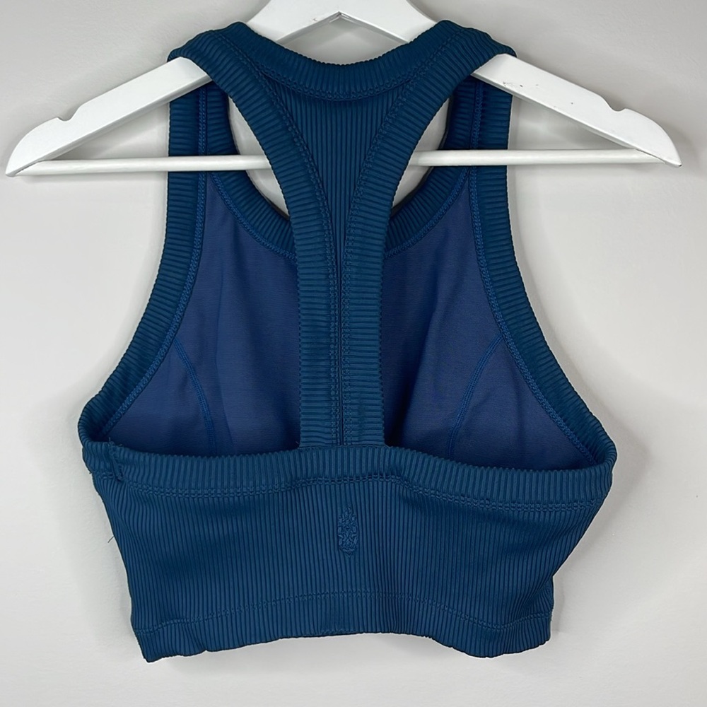 FP Movement Game Time Racerback Cami Navy Size M - Picture 6 of 7